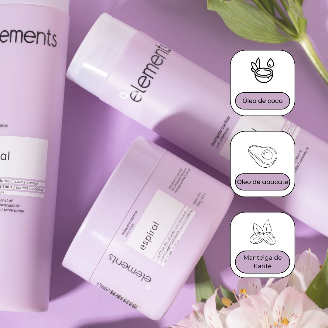 Máscara Cachos Espiral 250g | Elements