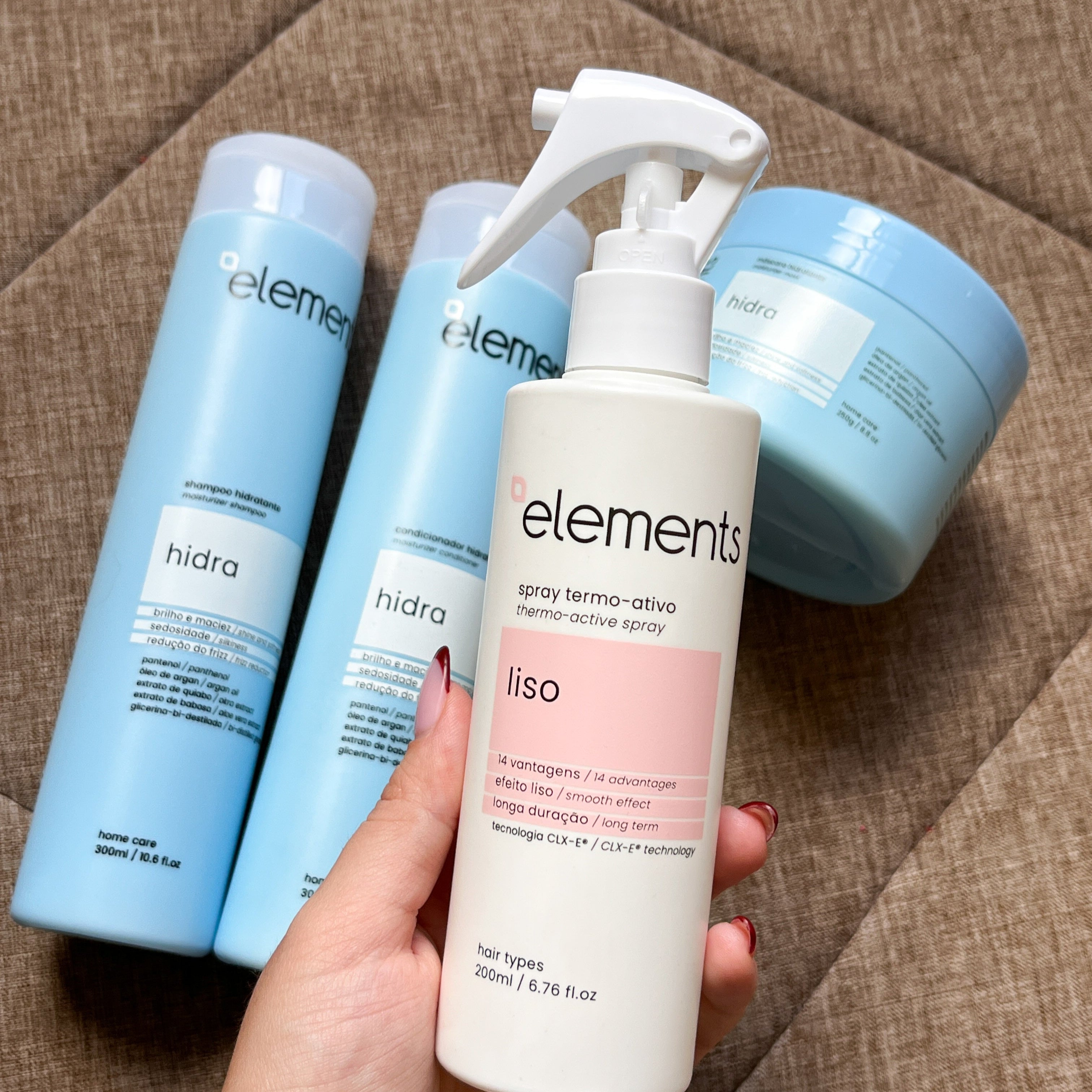 Kit Hidratação + Spray Liso