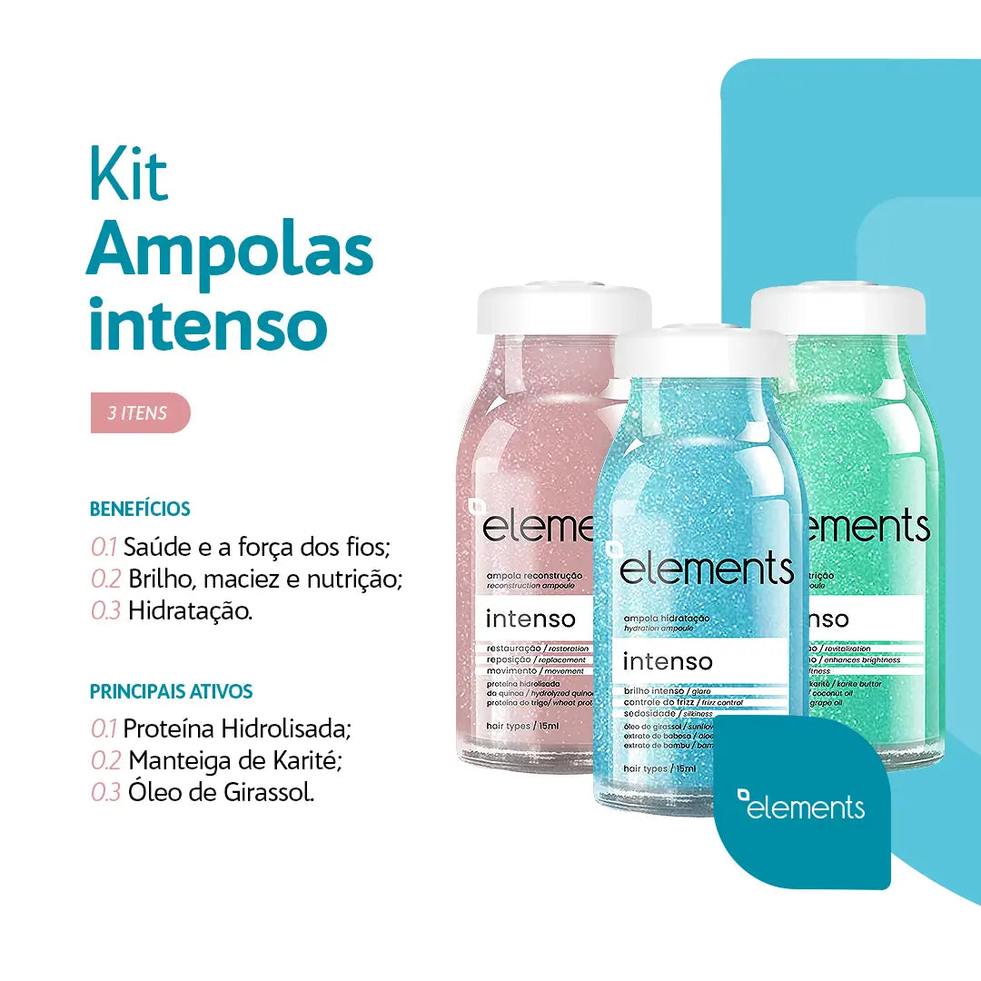 Kit Ampolas Intenso | Elements