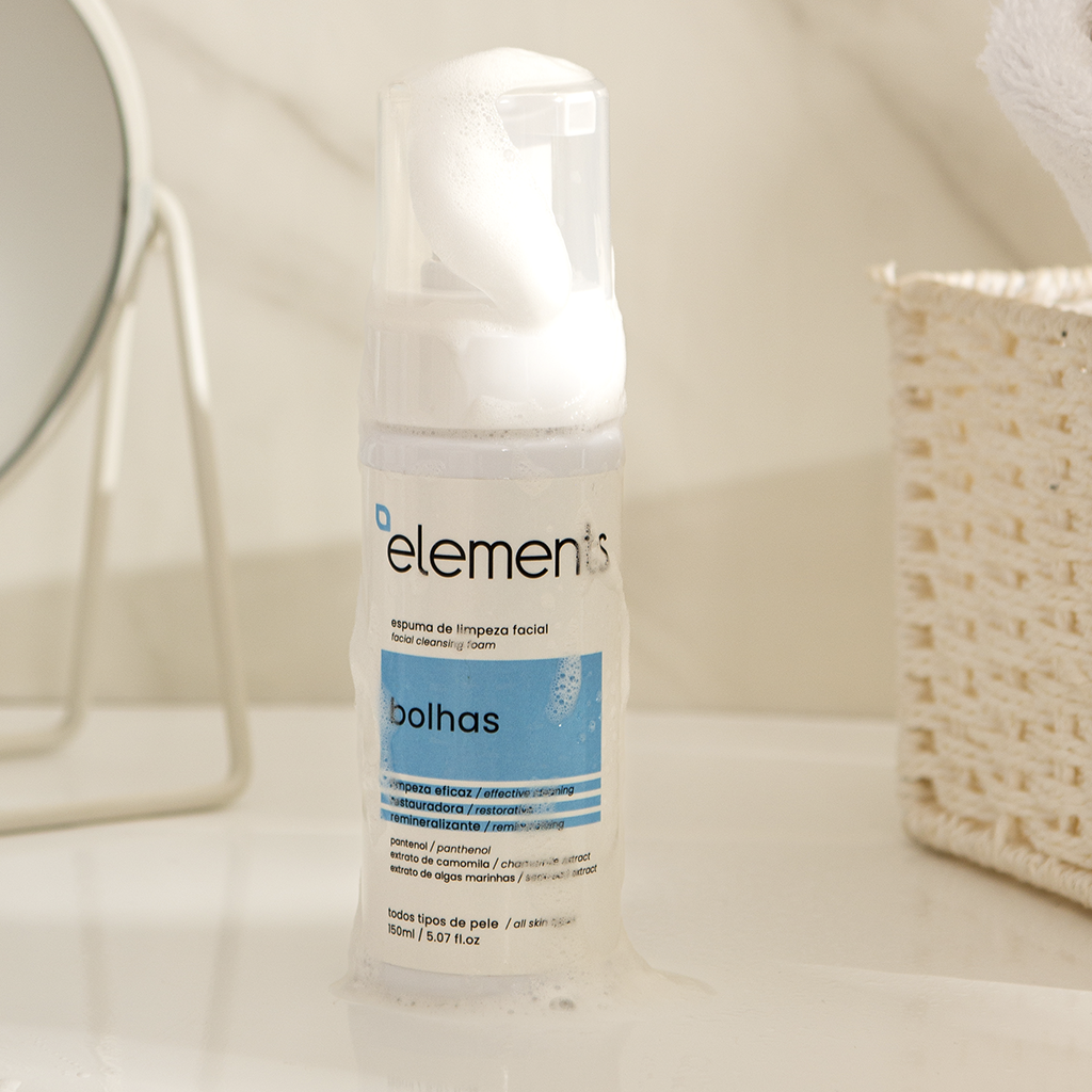 Espuma de Limpeza Facial Bolhas 150ml | Elements