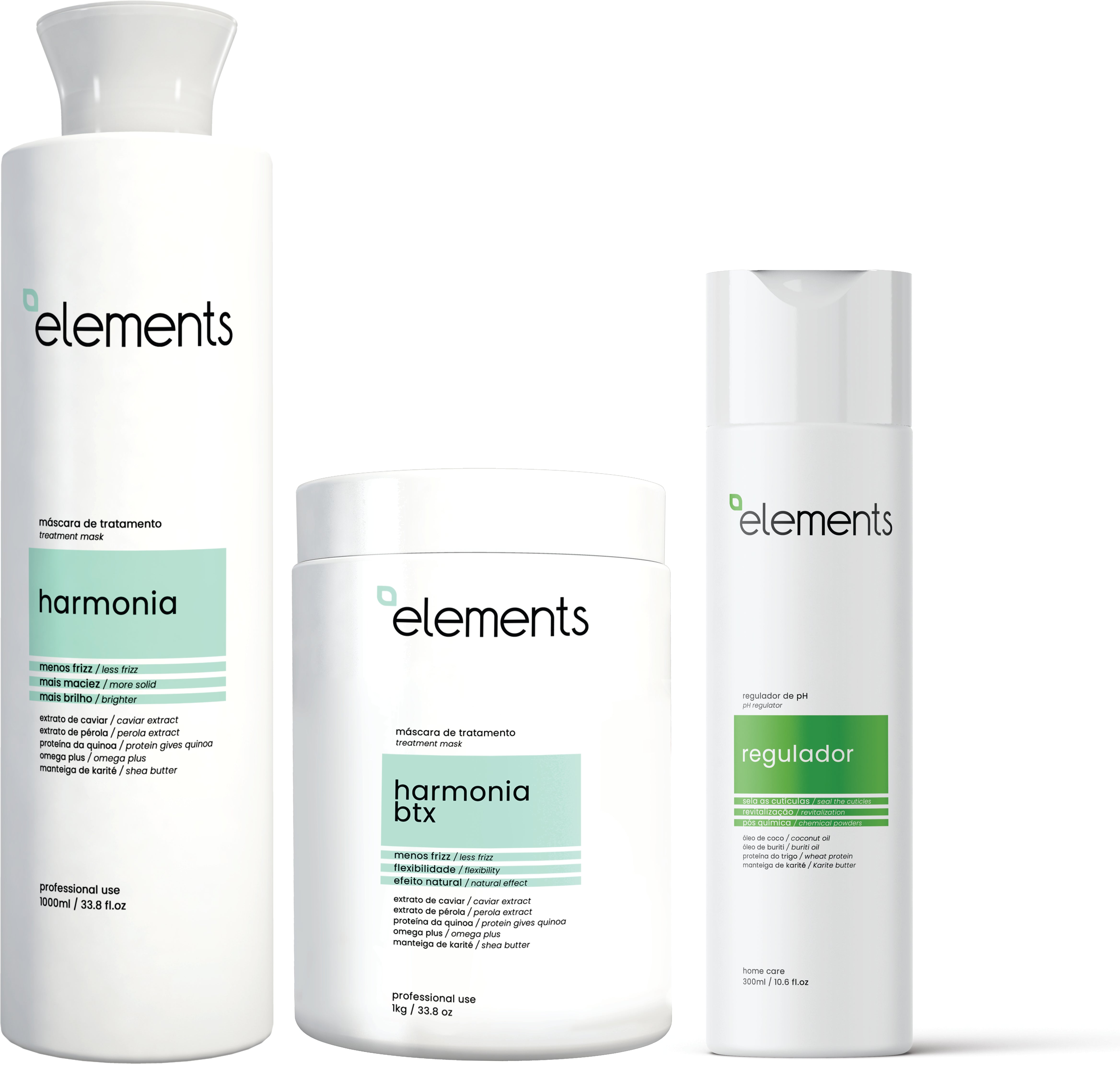 Kit Harmonia Profissional + Brinde Regulador de PH